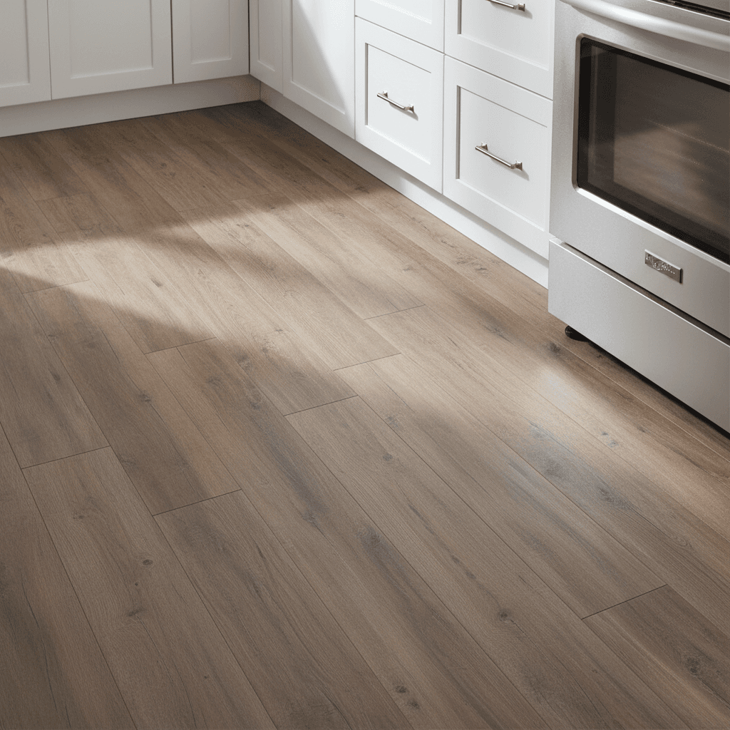 Luxury vinyl plank flooring